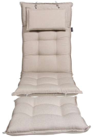 Brafab Florina dekkstolpute Taupe Med nakkepute Beige Brafab Florina dekkstolpute Taupe Med nakkepute Beige