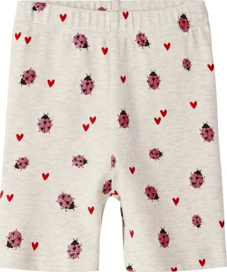 Name It Sykkelhorts Bomull/Modal NmfHaline Peyote melange Name It 7 år (122) Shorts Beige