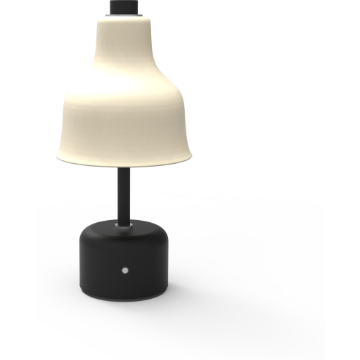 NUAD Avra ​​Bærbar Bordlampe Sort/Crème