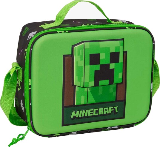 Minecraft 3d Kjølebag, Grønn