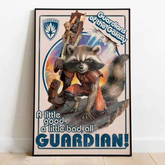 Guardians of The Galaxy Plakat Rocket & Baby Groot - 91,5 x 61 cm