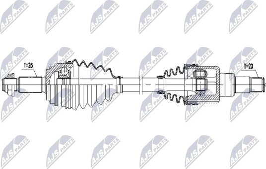 NTY NPW FR 228 Drivaksel NTY NPW FR 228 Drivaksel