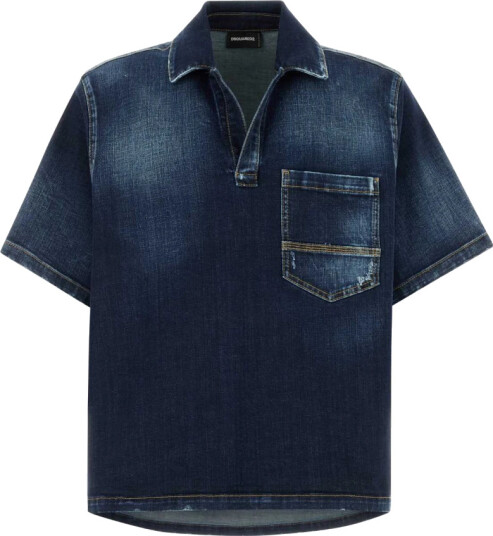 Dsquared2 Herre Skjorter Blå S,