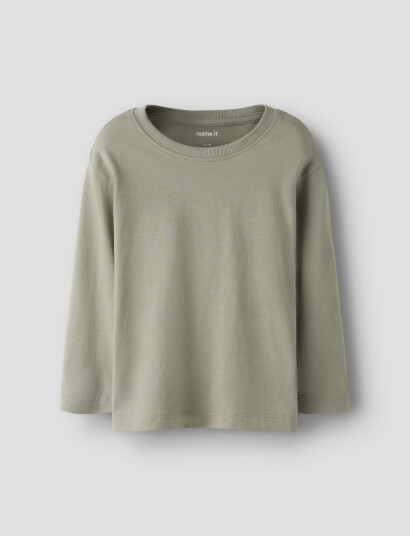 Name It Nmmvobbo Langermet Topp i Khaki Grønn for Barn, Størrelse 104