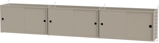 String stue beige & hvit Kombinasjon D