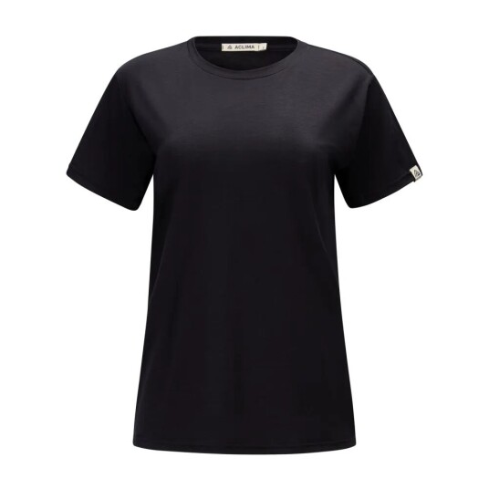 Aclima Women's LightWool Classic Tee Jet Black XL, Jet Black