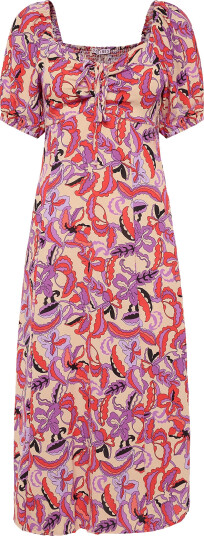DESIRES | Delilah Short Sleeve Midcalf Dress | XL