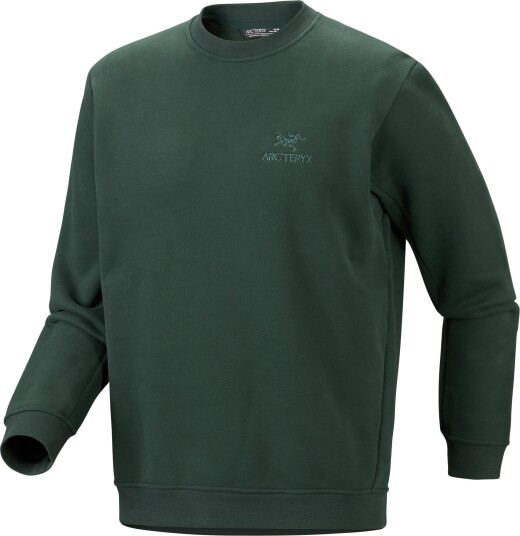 Arc"teryx Men"s Emblem Fleece Crew Neck Pullover Dark Jade S