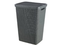 Curver Laundry Hamper Jute 58L Deep Shadow