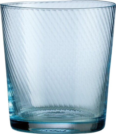 Aida RAW Unique swirl vannglass 30 cl light blue