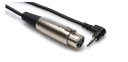Hosa XVS 102F St.mj. vinkel / XLR hun 60 cm