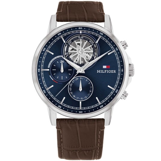 Tommy Hilfiger Stewart 1710629 - Herre - 44 mm - Analog - Kvarts urverk - Mineralglas Tommy Hilfiger Stewart 1710629 - Herre - 44 mm - Analog - Kvarts urverk - Mineralglas