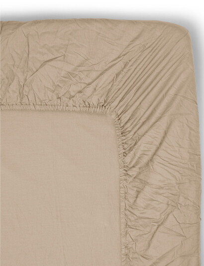 Midnatt Fitted Sheet Hassel - Beige - 90X200CM Midnatt Fitted Sheet Hassel - Beige - 90X200CM