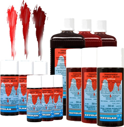 Kryolan Transparent Blod - 250 ml Lys