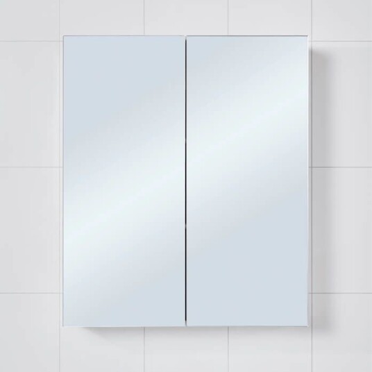 Skåform Skåform 6 Cristallo Baderomsskap 550 x 650 x 140 mm Helhvit, Baderom