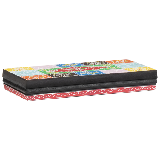 Vegghyller 2 pcs Flerfarget 40 x 20 x 6 cm Massivt mangotre