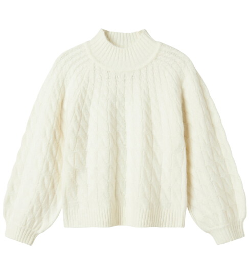 Name It Cloud Dancer Nkfnadalie Ls Strikk 116