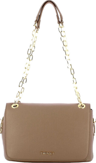 Twinset Dame Vesker Brun ONE SIZE,