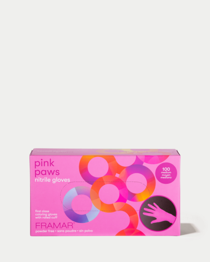 Framar Pink Paws Nitrile Gloves Framar Pink Paws Nitrile Gloves