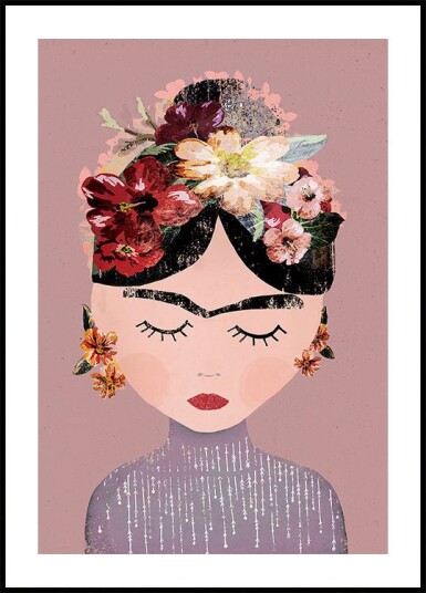 Treechild Floral Serenity Plakat / 30x40cm
