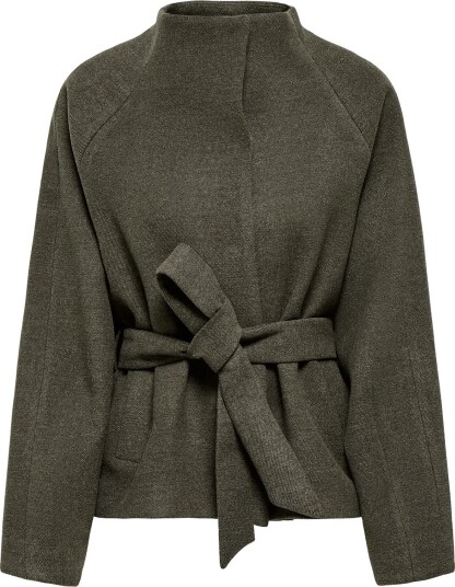 JDY Jdyblake Short Belt Jacket Otw Hab Noos BLACK OLIVE XS JDY Jdyblake Short Belt Jacket Otw Hab Noos BLACK OLIVE XS