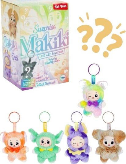 Makiki 3.0 Nøkkelring Myk Samlefigur 15cm