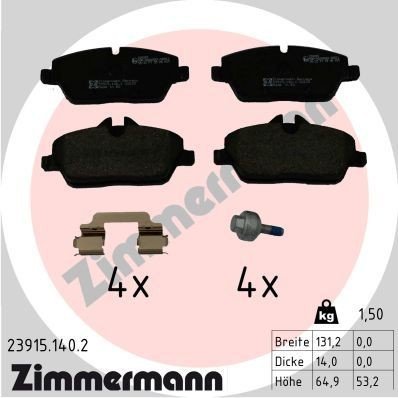Bremseklosser ZIMMERMANN 23915.140.2