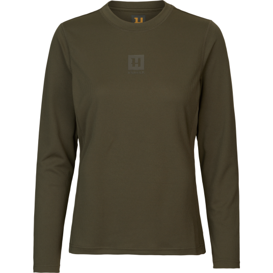 Härkila Instinct L/S T skjorte Dame Willow green XL