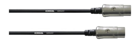 Cordial Midi Forbindelsesledning [1X Xlr-Stik 5-Polet 1X Xlr-Stik 5-Polet ] 1.80 M Sort