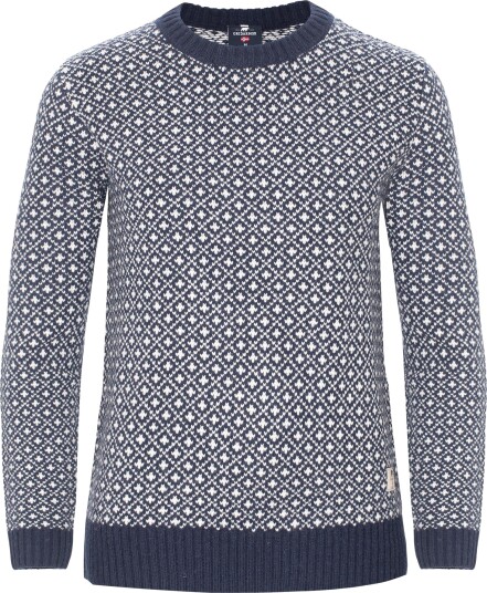 Gridarmor Women"s Heavy Knit Wool Sweater Navy Blazer L