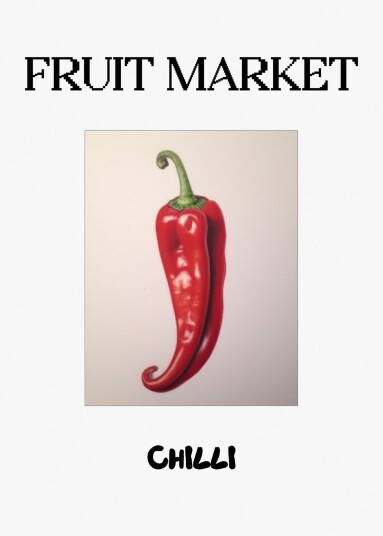 Plakat Fruit Market Chilli Plakat Fruit Market Chilli