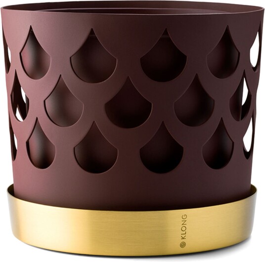 Klong Trio Drop Medium Dark Red Krukker Ania Pauser Rød