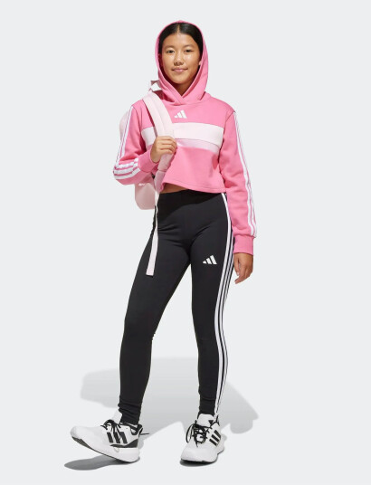 adidas Sportswear Jg 3S Tib Fl St Pink 164 adidas Sportswear Jg 3S Tib Fl St Pink 164