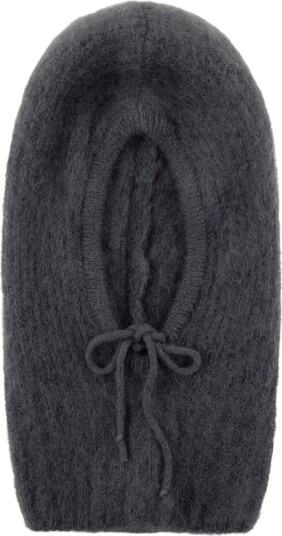 Noella N Merle Knit Balaclava Grey ONE SIZE Noella N Merle Knit Balaclava Grey ONE SIZE