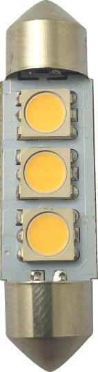 1852 LED pære festoon 37 mm 10-36V 0,6/5W 1852 LED pære festoon 37 mm 10-36V 0,6/5W