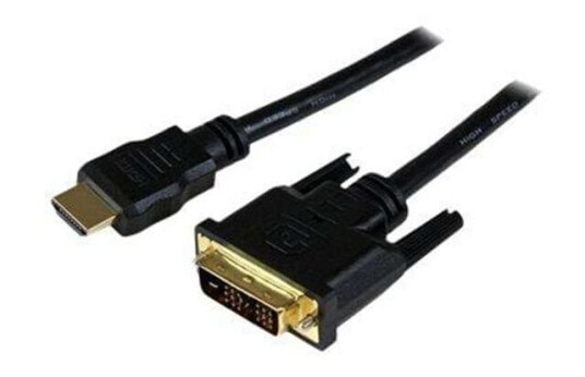 StarTech HDMI til DVI-D Kabel 1,5 m Svart - Skjermet 28 AWG