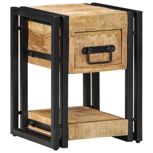  Nattbord 40x40x40 cm Solid mangotre