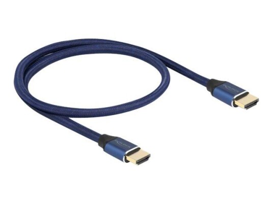 Delock 50 cm HDMI-kabel med 8K-støtte og trippel beskyttelse, Gull
