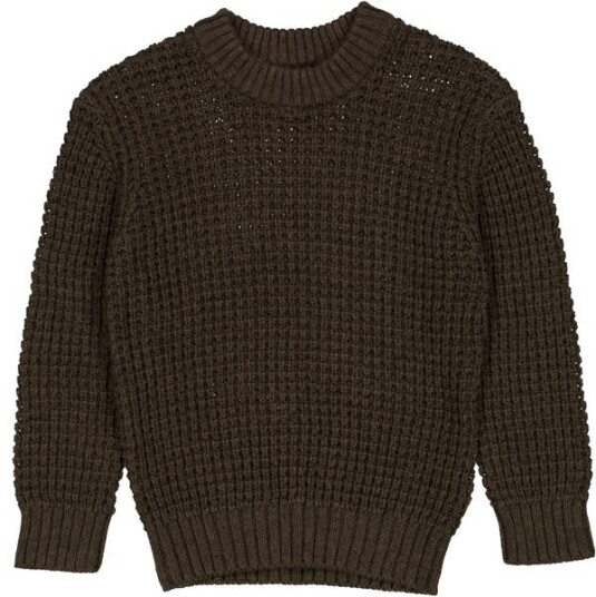 Wheat Knit pullover Charlie - brown melange