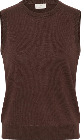 Kaffe Kalizza Knit Slipover Brown M