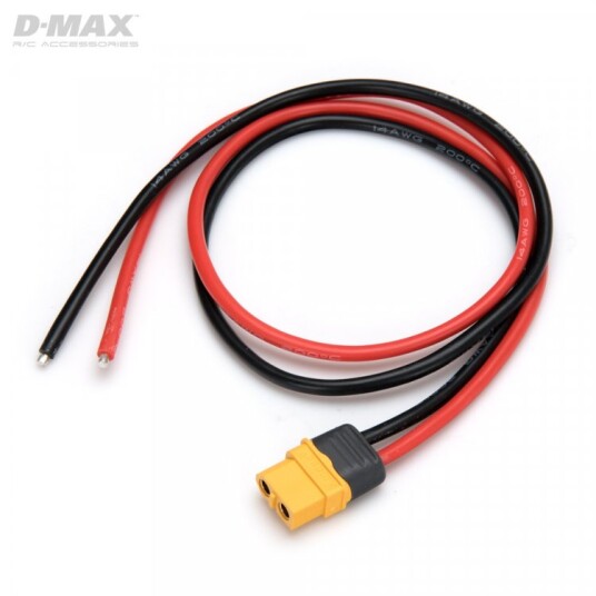 DynoMAX B9660 Charging Lead w/o Connector to XT60 14AWG 500mm