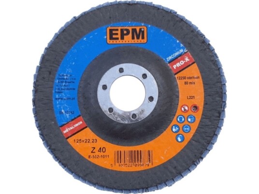 Epm Lamellskive Pro X Zirkonium Korn 40 125mm Epm Lamellskive Pro X Zirkonium Korn 40 125mm