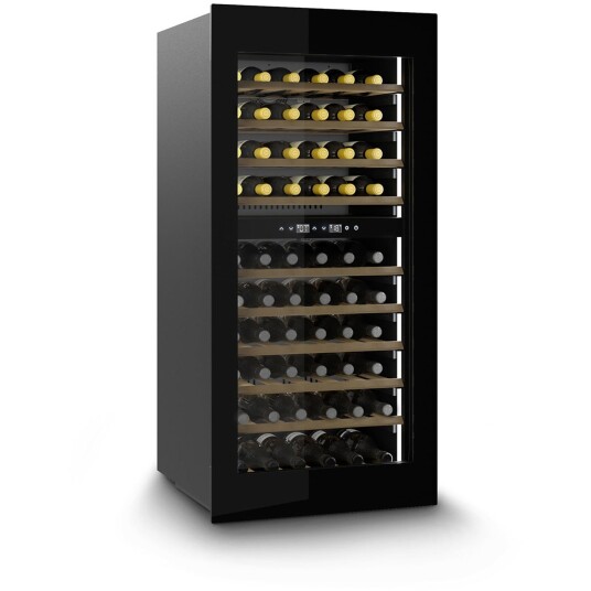 Caso | Wine Cooler | WineDeluxe WD 60 | Energy efficiency class F | Built-in | Bottles capacity 60 | Cooling type | Juodas Caso | Wine Cooler | WineDeluxe WD 60 | Energy efficiency class F | Built-in | Bottles capacity 60 | Cooling type | Juodas
