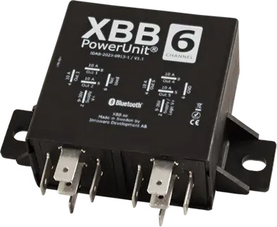 XBB PowerUnit 6 Kanaler Trådløs ekstralys oppkobling via app XBB PowerUnit 6 Kanaler Trådløs ekstralys oppkobling via app