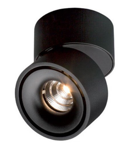 Antidark Easy W100 Vegglampe LED Sort M. Hull