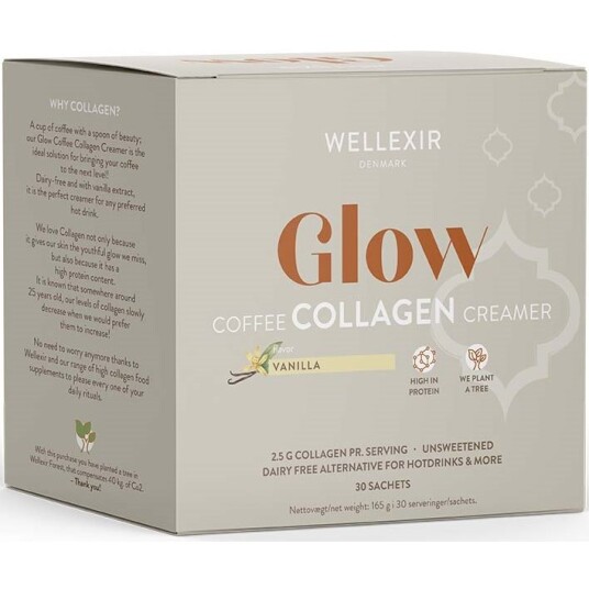 Wellexir - Glow Coffee Creamer Vanilla 30 Sachet Box Wellexir - Glow Coffee Creamer Vanilla 30 Sachet Box
