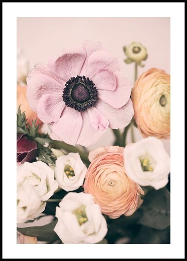 Pastel Bouquet Plakat Plakat / 70x100cm