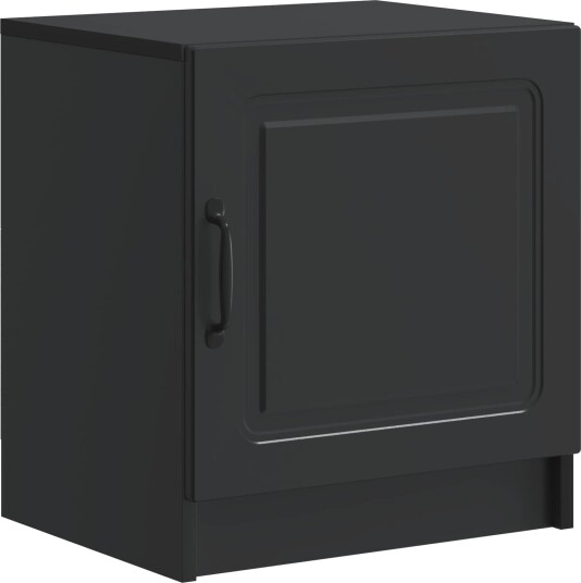 Nattbordskap Svart 43 x 34,5 x 47 cm Konstruert tre
