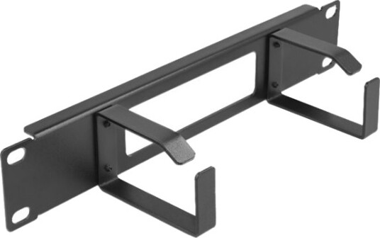 Delock Rackkabel-Styringspanel Med Kroker 2 Hooks Svart 1U 10" 66654