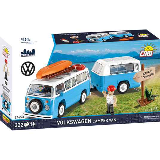 COBI Action Town: VW Byggesett 322 Deler   Volkswagen Camper Van